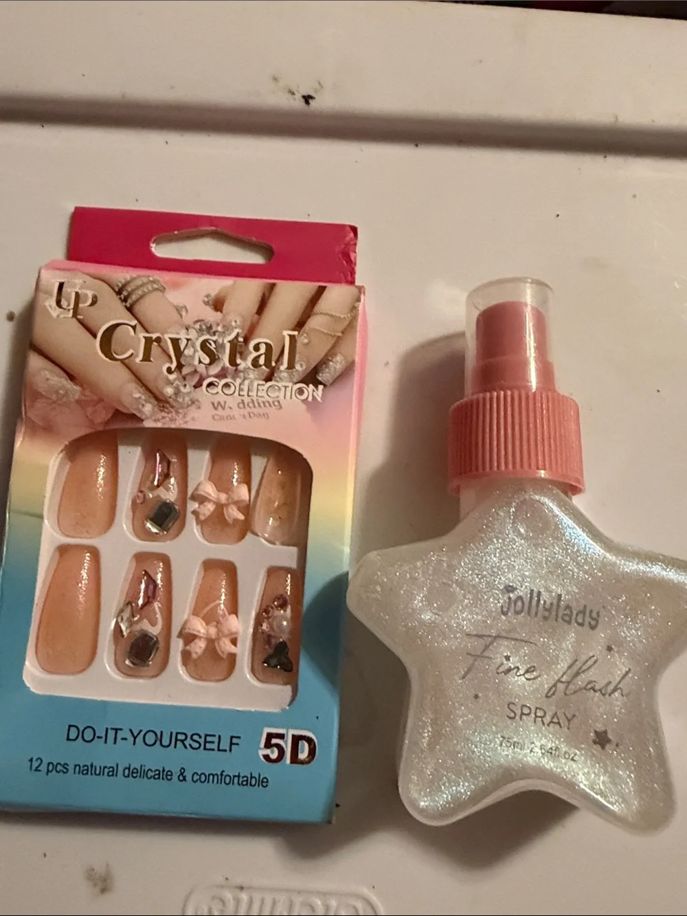 Teen Accessories Set purse with Pink 3D blusher cream and Blue Nail Polish